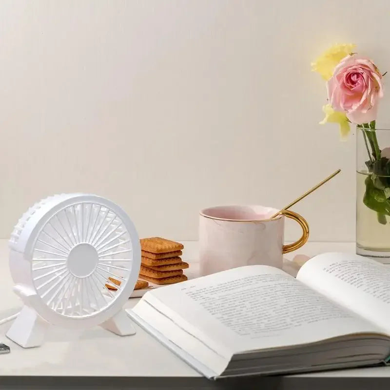Electric Mini Fan Portable Cooling for Laptops Silent Usb Fan for Home Office outdoor Desktop Cooler Camping Air Mini Appliances